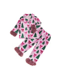 Christmas Long Sleeve Printed Pajamas
