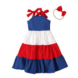 Multi-Color Optional-Sling Dress