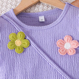 Multicolor Small Flower Dress + Bag