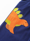 Dinosaur Embroidery Children's Sweatshirt Suit