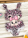 Cute Leopard Print Swimsuit