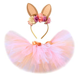 Pink Rabbit Children's Mesh Skirt