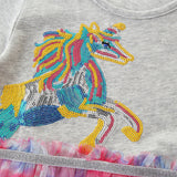 Girls' Animal Patch Short Sleeve Dress