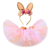 Pink Rabbit Children's Mesh Skirt