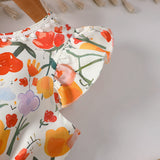 Flower Printing and Dyeing Dress