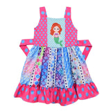 Digital Print Sleeveless Princess Dress