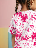 Tie-Dye Printed T-shirt Casual Suit