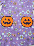 Halloween Patch Long Sleeves Dress