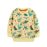 Dinosaur Print Children's Long-Sleeved Pullover