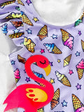 Cute Printed Swimsuit