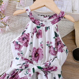 Romantic Sweet Pastoral Holiday Floral Skirt