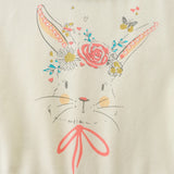 Children's Cartoon Printed Short Sleeve Dress