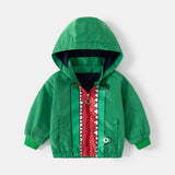 Alligator Printed plus Velvet Shell Jacket