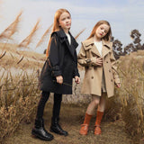 Thick Mid-Length Trench Coat