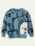 Bear Brocade Sweater - CCMOM