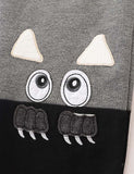 Cartoon Embroidered Cotton Trousers - CCMOM