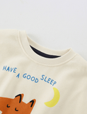 Cartoon Fox Printed Sweatshirt - CCMOM