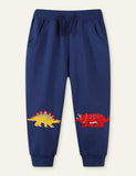 Dinosaur Appliqu¡§| Sports Pants - CCMOM
