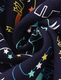 Dinosaur Line Printing Crew Neck Pullover Sweatshirt - CCMOM
