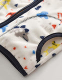 Dinosaur Print Fleece Padded Coat - CCMOM