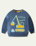 Excavator Printed Sweater