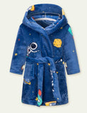 Flannel Cartoon Printed Nightgown