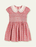 Floral Princess Collar Dress - CCMOM