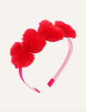 Girls' Hairband Heart-Shaped Flannel Fabric Head Buckle