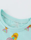 Girls' Printed Long-Sleeved Bottoming Shirt - CCMOM