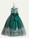 Lace Embroidery Tulle Tutu Evening Gown - CCMOM