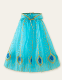 Peacock Printings Holiday Cape - CCMOM