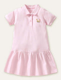 Rabbit Embroidered Dress - CCMOM