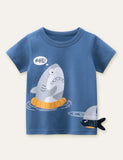 Shark Printed T-shirt - CCMOM