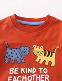 Tiger Printed Pullover Sweatshirt - CCMOM