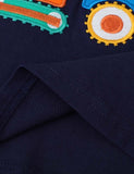 Toddler Boy Truck & Excavator Embroidered Long Sleeves Sweatshirt - CCMOM