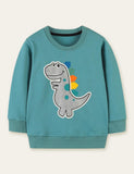 Unisex Funny Dinosaur Printed Sweatshirt
